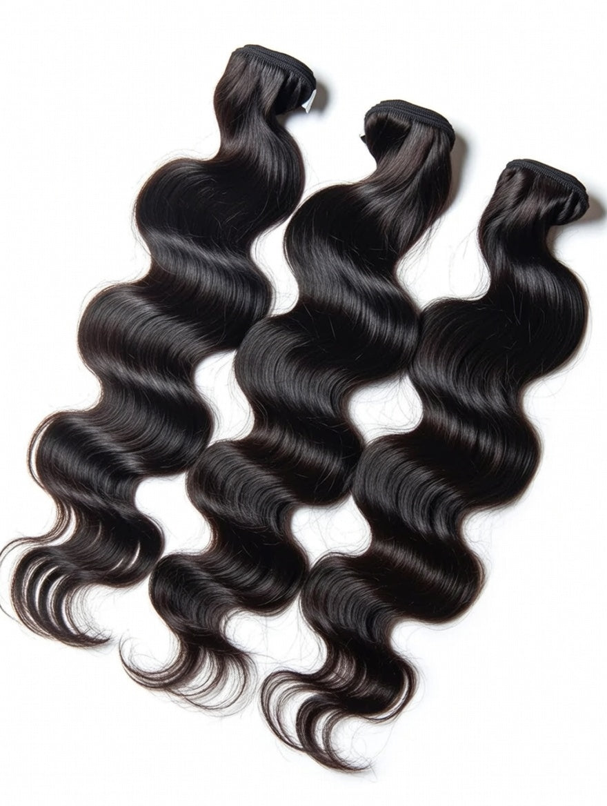 Virgin Hair - Body Wave on Ground Clean background