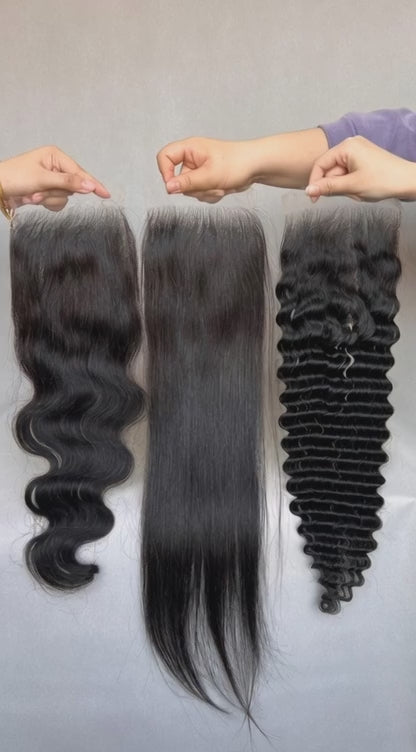 HD Closures Different Variants Video