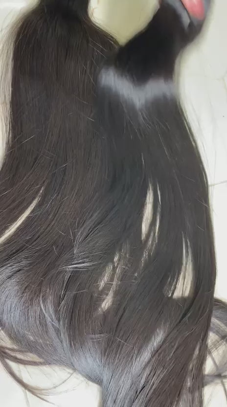 Raw Single Donor Hair - Video